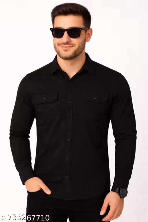 Cotton Double Pocket Shirts | Trendy Men shirt | full sleeves shirt | shirts for men | men formal shirts | men shirts full sleeve | men shirt new style | men shirt full hand | Shirt | Men shirt |Solid Casual Shirts | Slim Fit Formal Shirts | Party Wear Sa