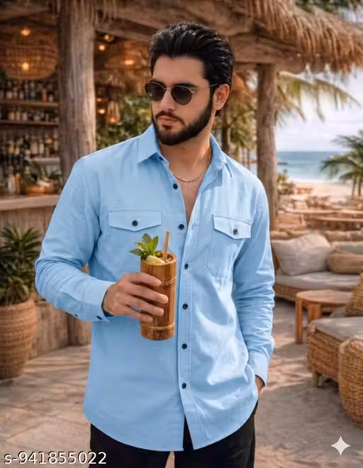Cotton Double Pocket Shirts | Trendy Men shirt | full sleeves shirt | shirts for men | men formal shirts | men shirts full sleeve | men shirt new style | men shirt full hand | Shirt | Men shirt |Solid Casual Shirts | Slim Fit Formal Shirts | Party Wear Sa