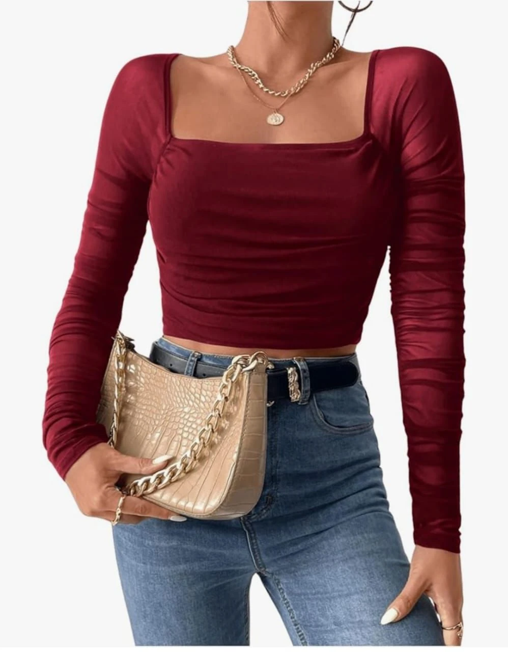 Red fancy top