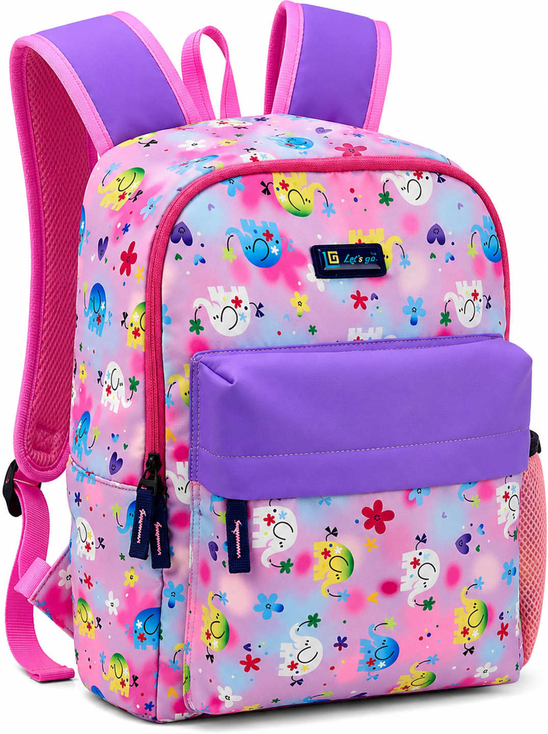 Let's Go Small 15 L Laptop Backpack Stylish & Trendy Casual Backpack For Girls – School, College & Travel Bag (Multicolor)