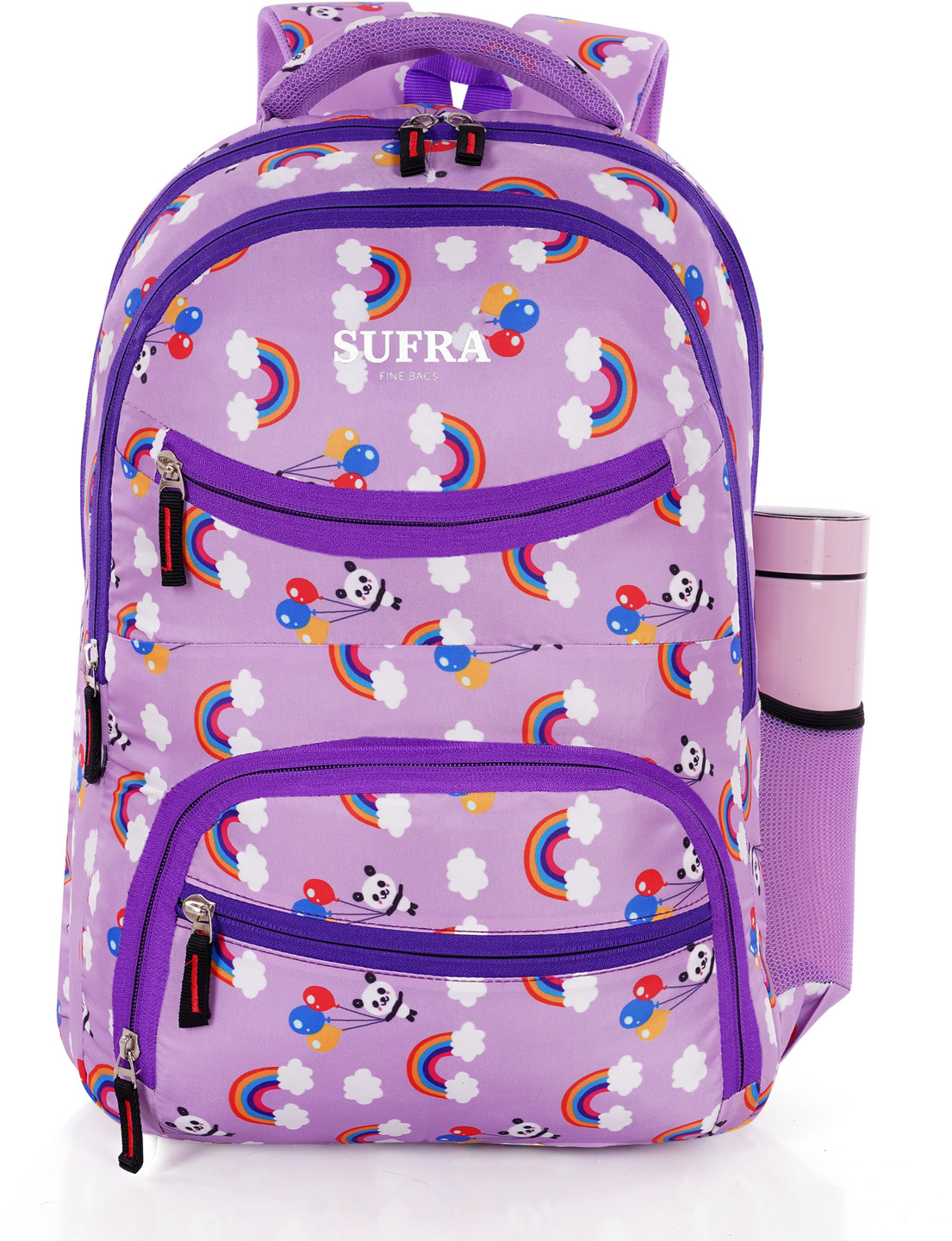 SUFRA Large 35 L Laptop Backpack Backpack Girls Printed Bagpack Bag Perfect For College Girls & Boys (Purple)
