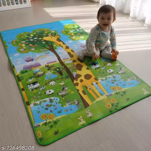 Safe Foam Mat | Large Double Sided Foam Play Mat for Kids | Alphabets learning Foam Chatai for kids