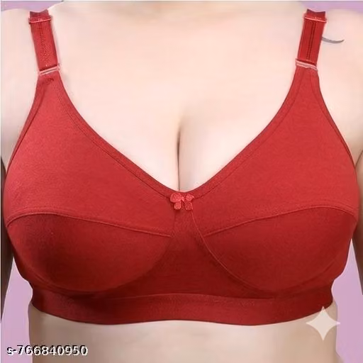 Pack of 2 | Full Coverage Plus Size D-Cup Daily Wear Bra For Women & Girls | Non Padded Non Wired