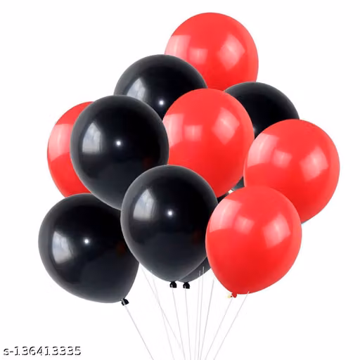 Balloons, Red & Black (60pcs)