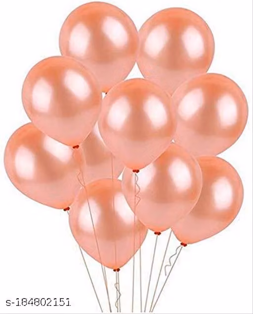 Latex Balloons for Party Decoration, Birthday Baby Shower Wedding Anniversary Graduation Retirement Party Supplies or Arch Decoration (Multi Color) (Pack of 50, Rose Gold)