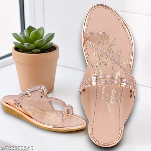 New Kolhapuri Chappal For Girls & Women,Comfort & Stylish Kolhapuri Style Flats For Women & Girls
