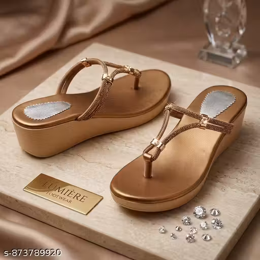 Modern Attractive Women Flip Flops, Slippers, Sandals & Wedges | Stylish Lightweight Footwear for Girls & Ladies | Comfortable Daily Wear Flats with Trendy Design | Perfect for Casual Outings, College, Home, Beach & Everyday Use