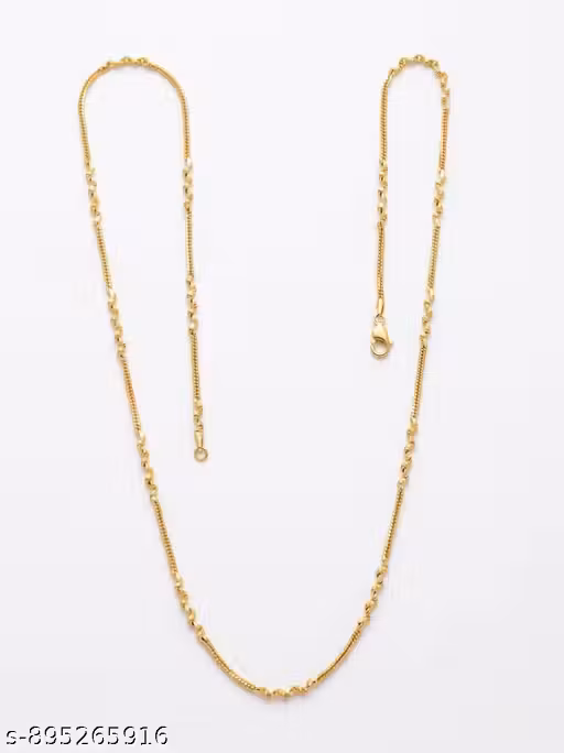 Classic Gold Plated Chain for Boys & Men | Premium Stylish Neck Chain Jewellery for Everyday Wear