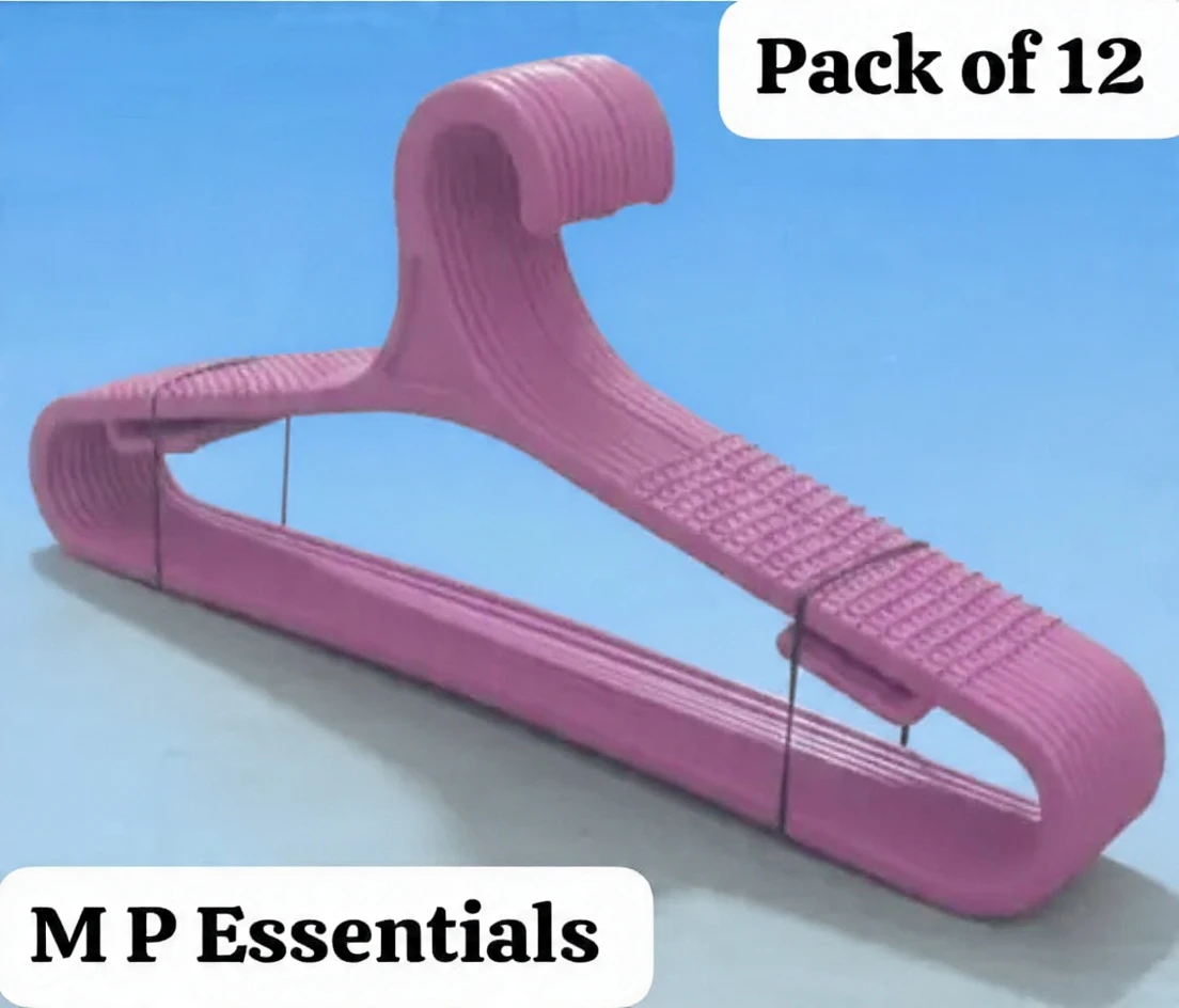 Best and Durable Plastic Hanger pack of 12