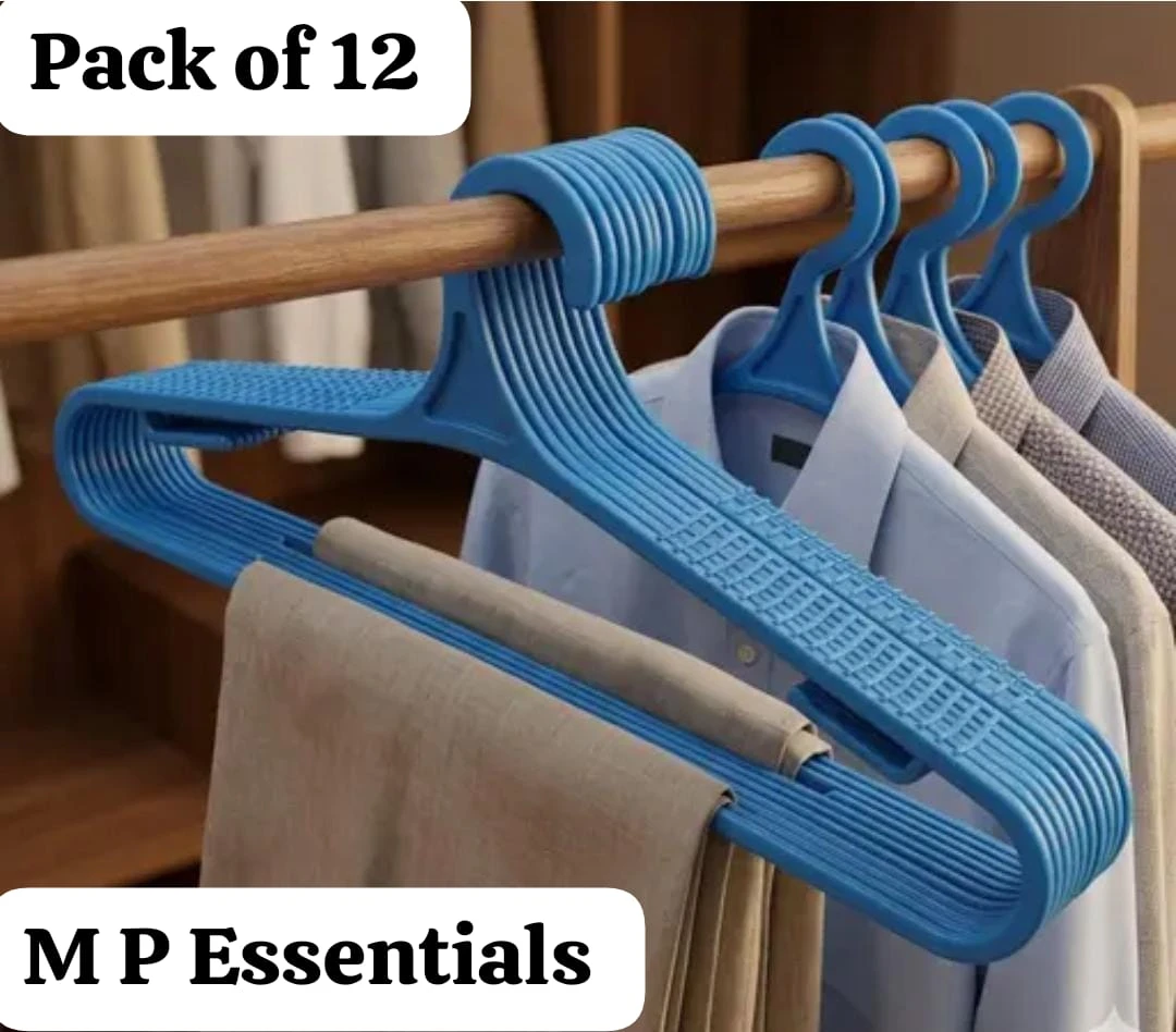 Best and Durable Plastic Hanger pack of 12