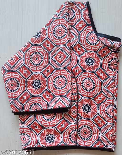100%cotton blouse for women