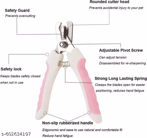 Dog Nail Cutter, Pet Nail Clipper,Claw & Nails Clippers Grinder Trimmer for Small, Dogs, Pack Of 1 piece small size