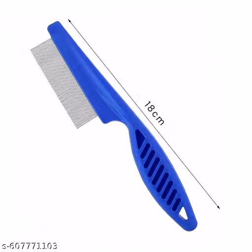 Pet Flea Comb for Dogs & Cats – Anti-Flea & Tick Grooming Comb | Stainless Steel Fine Teeth(Multicolor)