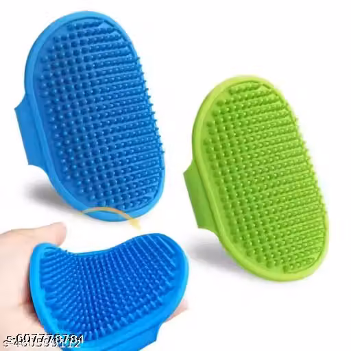 Pet Grooming Palm Gloves for Dogs & Cats – Hair Removal, Bath & Massage (Multicolor)