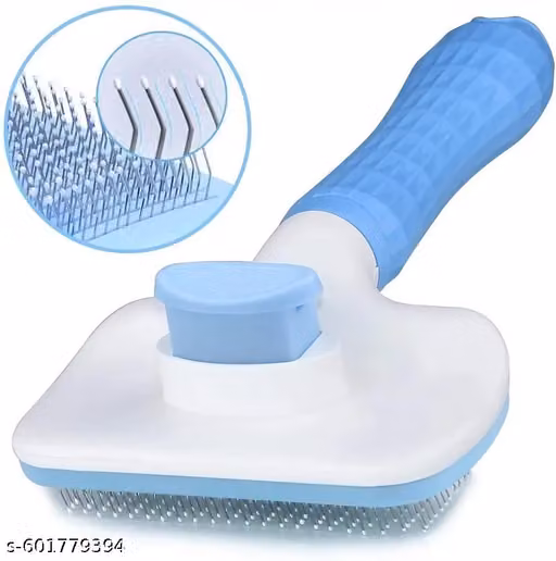 Auto Slicker Brush for Dogs & Cats | Self-Cleaning Pet Grooming Comb | Professional Hair Remover for Shedding & Detangling