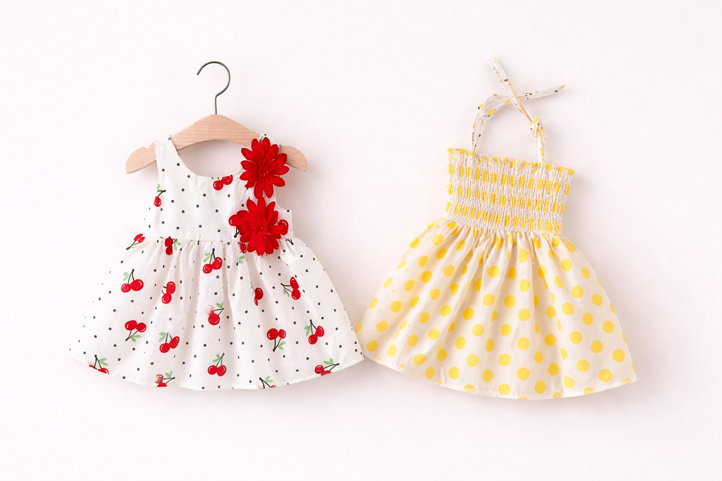 Arhan creation Baby Girls Midi/Knee Length Casual Dress (Multicolor, Sleeveless)