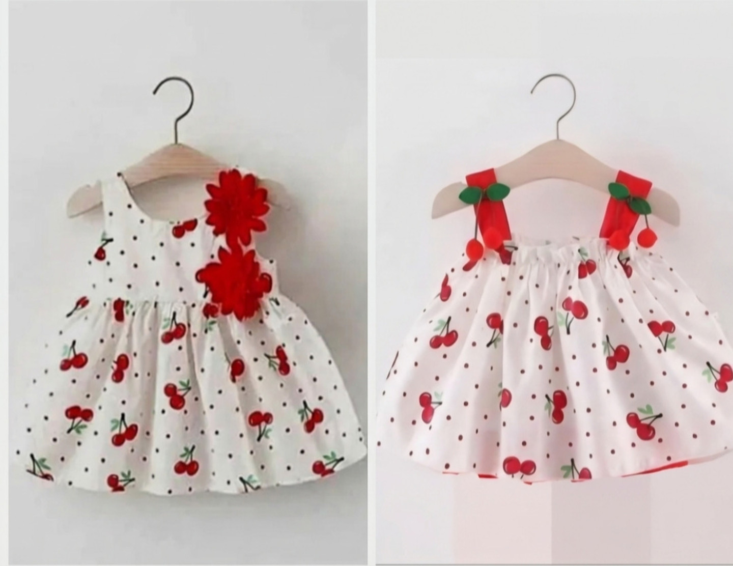 Arhan creation Baby Girls Midi/Knee Length Casual Dress (White, Sleeveless)