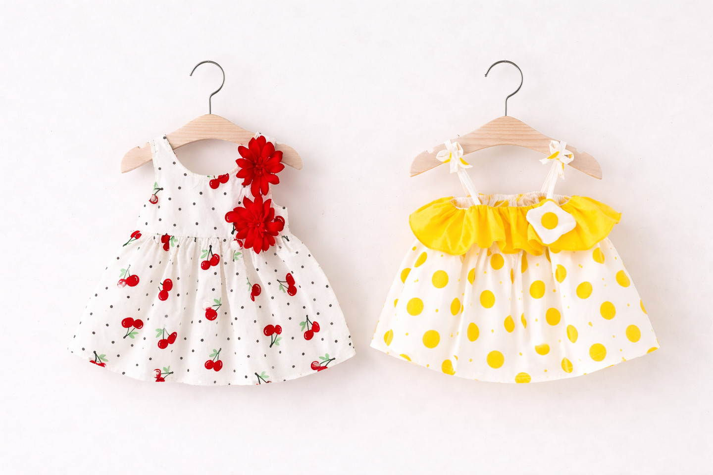 Arhan creation Baby Girls Midi/Knee Length Casual Dress (Multicolor, Sleeveless)