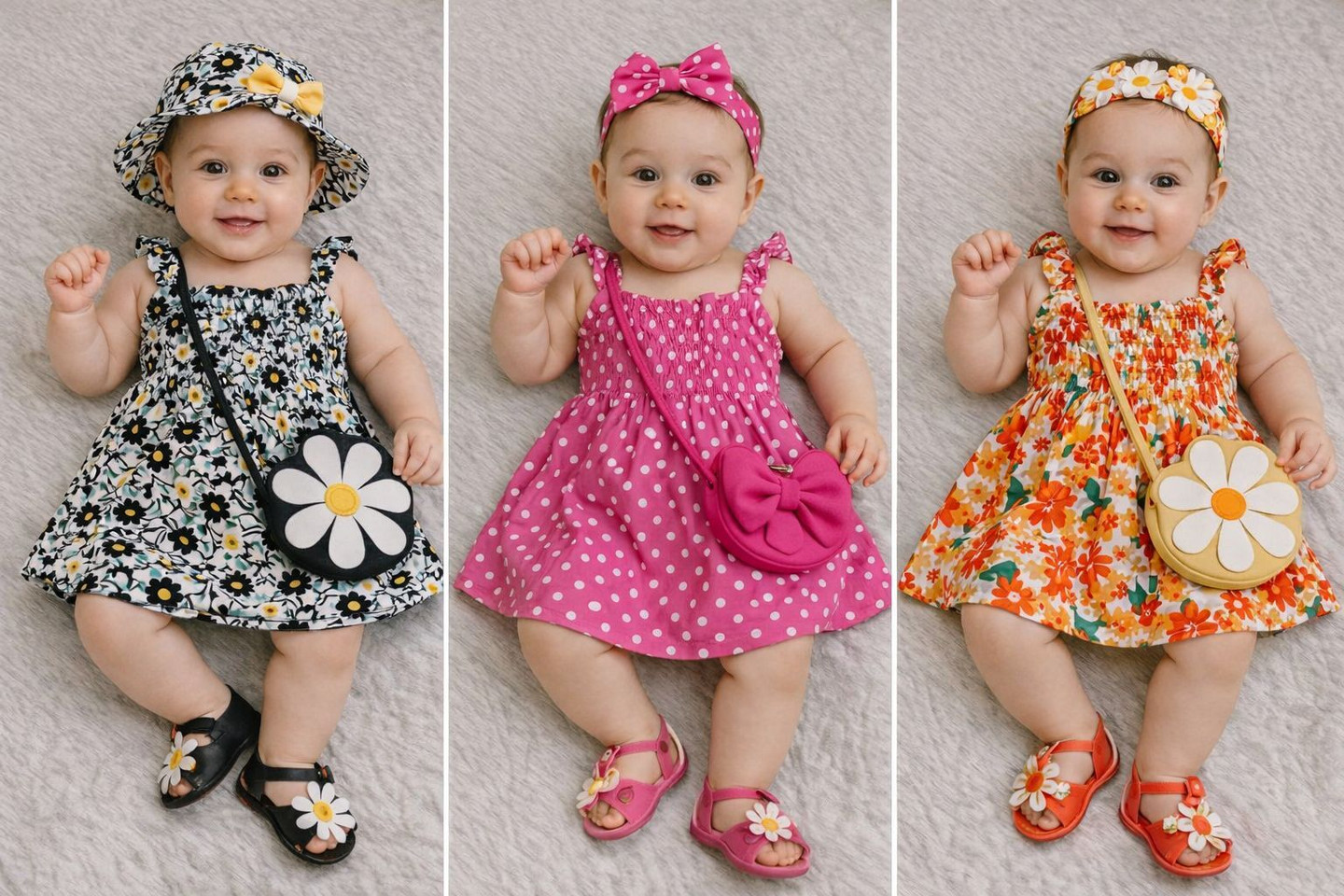 ZAM ZAM ENTERPRISES Baby Girls Above Knee Casual Dress (Multicolor, Sleeveless)