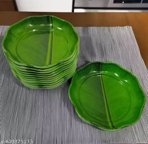 Inpro Serve Snacks in Style with Melamine Small Round Plate Set of 12- Perfect Addition to Your Kitchen Utensils and Dinnerware Collection! (Size: 15 Cm/ 6 Inch)
