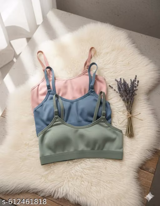 Woman Full Coverage Bra for Fancy Women & Girls Women's Cotton Non-Padded Wire Free Full Coverage Bra