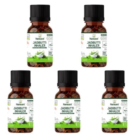 Narayani's Jadibutti Inhaler | Natural Herbal Mix to Help You Breathe Better (Small)
