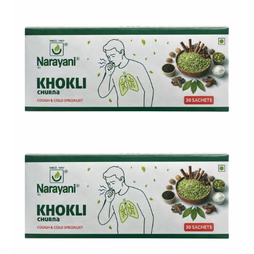 Narayani's Khokli Churna || Pack Of 30 Sachets x 2 || Useful In Cough & Cold Care