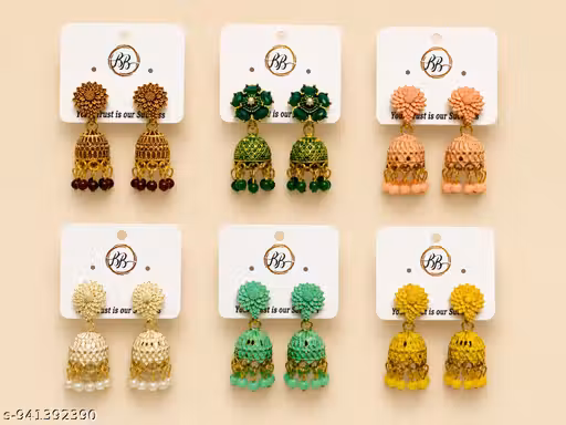 6 jhumka earringsJhumka Collection