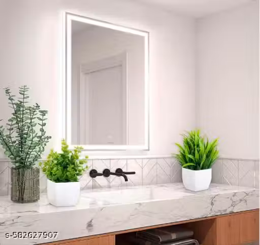 4 Pack Artificial Plastic Eucalyptus Plants Small Indoor Potted Houseplants, Small Faux Plants for Home Decor Bathroom Office Farmhouse (Set 0F 4)