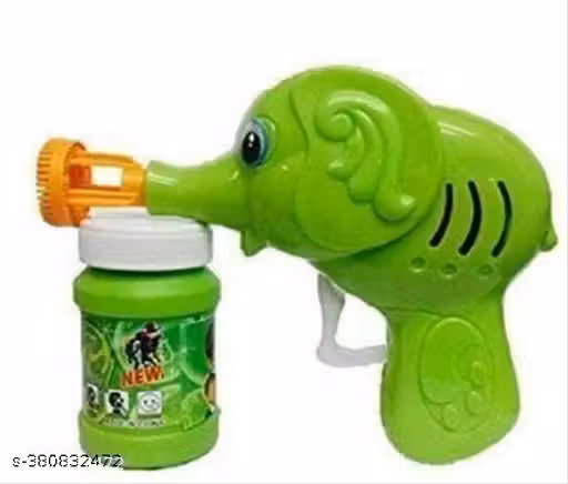 SALE PRICE LIVE - Only For Today!Elephant Shaped Manual Bubble Gun Toy | Bubble Gun Toys for Kids(colour as per availability)