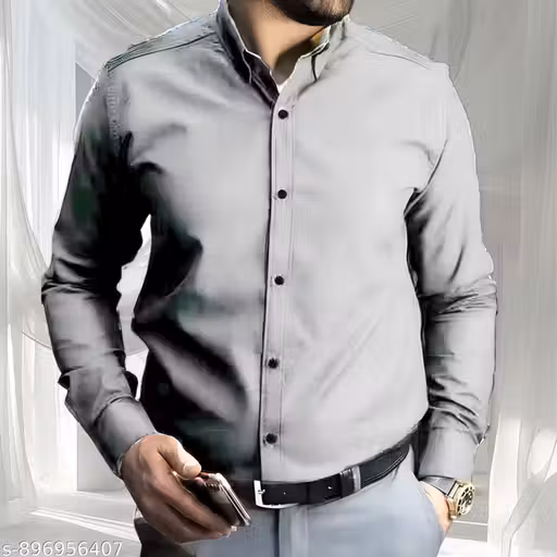 Trendy Casual Solid Shirt For Men