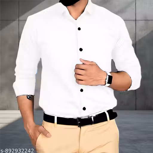 Trendy Casual Solid Shirt For Men