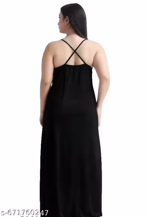 Nighty set six pc new stylish and comfortable premium quality Black