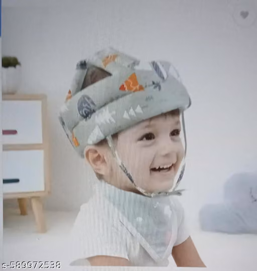 Baby Head Safety Helmet for Crawling Walking Baby Head Protector - Head Protection for Safety 6 Months - 2 Years Soft Cushion Safety Headguard, Toddler Helmets Multi Printed