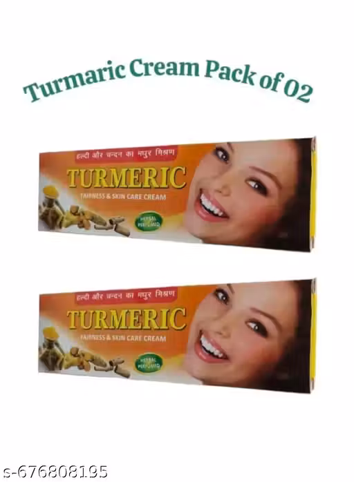pack of 2 total 100 gm turmeric cream