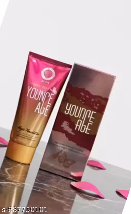 pack of 1 ( 60 gm ) Younge age foundation ,Feeling younger looked gorgeous