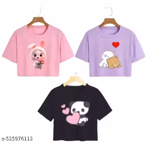 Trendy Crop Top Stylish Girl