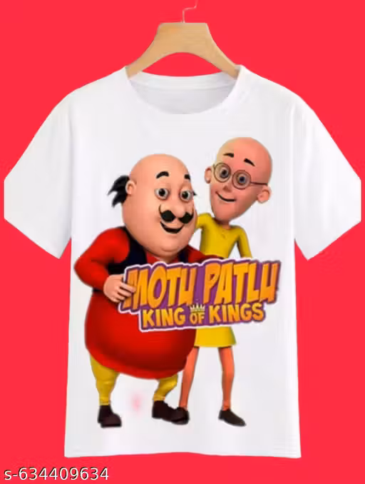 Motu & Patlu Printed T-shirt For Boys And Girls