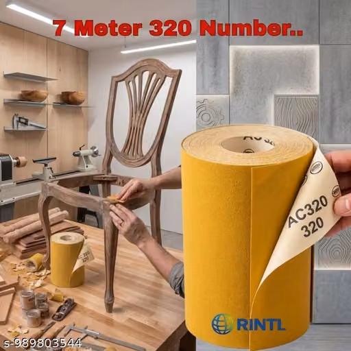 7 Meter Sandpaper Roll 320 Grit Abrasive Paper Roll for Wood, Metal & Furniture Sanding