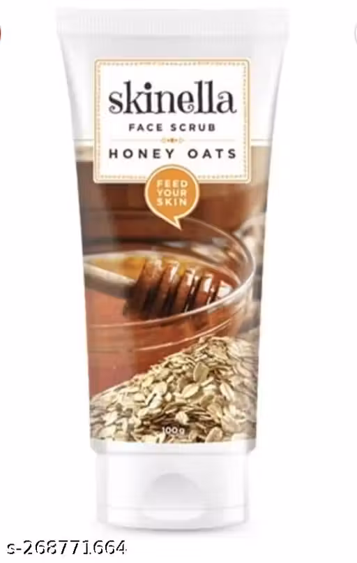Skinella Face Scrub-Honey Oats 100gm