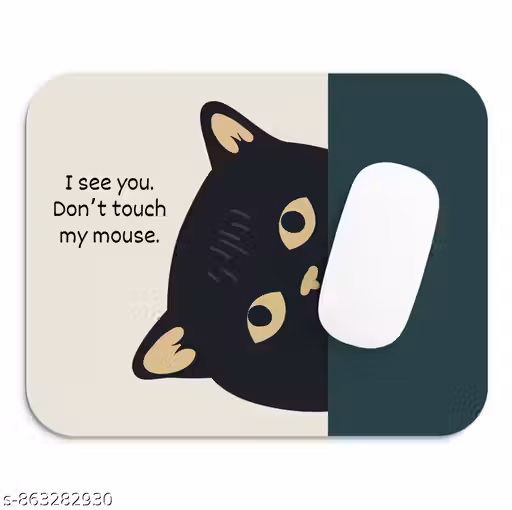 NEKKO Cute Cat Printed Mousepad Premium Quality