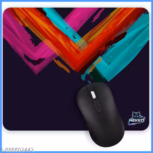 NEKKO Premium Printed Mousepad Aesthetic Prints Smooth Touch Feels (23 cm x 19 cm)