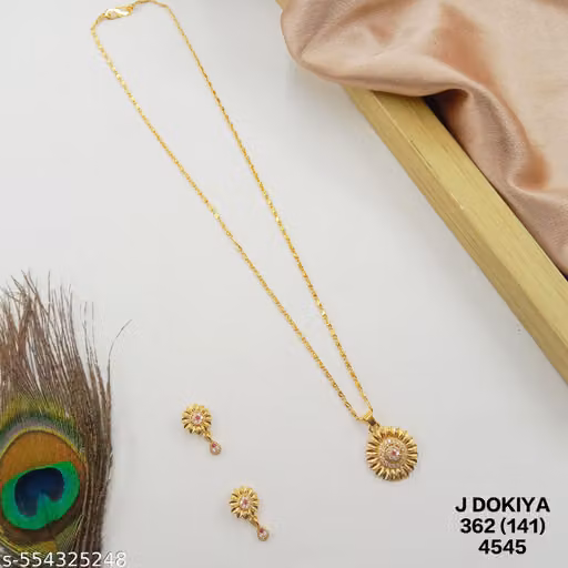 Gold Chain PEDAL Buti ( dokia) set