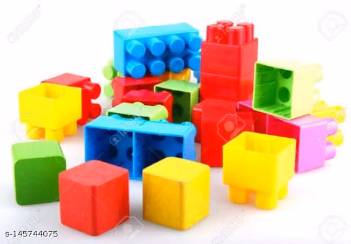 LUSH Small Blocks 55 pcs, Bag Packing, Best Gift Toy, Block Game for Kids And Children
