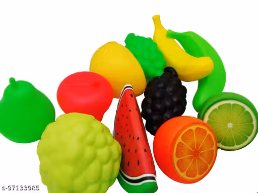 Set of 11 Kitchen Fruit Set ,Nice Best Realistic Play Toy Set,Toys For Educational plastic material