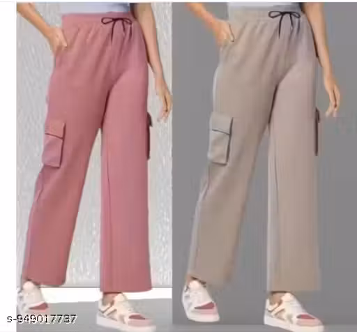 Trendy Women & Girls Trousers Pants Cargo Pants pack