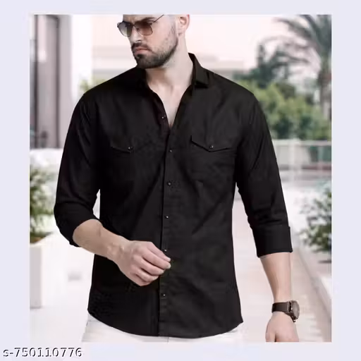 Men’s Cotton Shirt | Soft Breathable Fabric | Comfortable Regular Fit | Classic Collar & Button-Down Design | Daily Wear, Office & Casual Party Outfit for Men