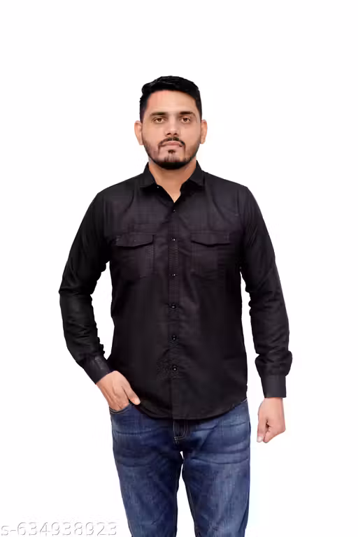 Stylish Men Cotton Blend Shirt | Full Sleeve Formal & Casual Wear