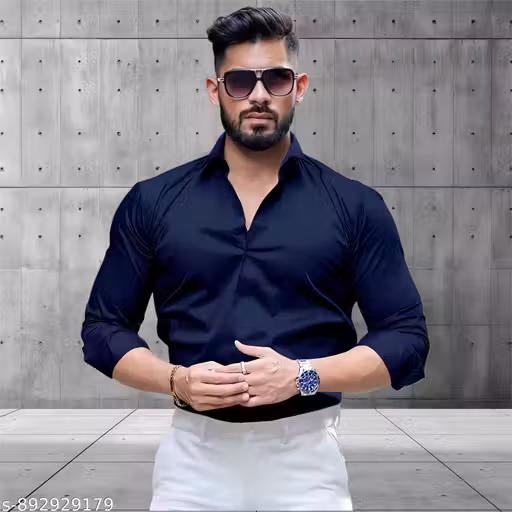 Trendy Casual Solid Shirt For Men