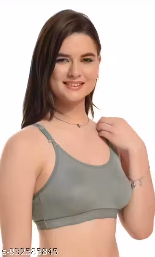 Women Cotton Bra | Non-Padded Wire-Free Daily Wear Bra | Soft Breathable Cotton Fabric | Comfortable Everyday Innerwear